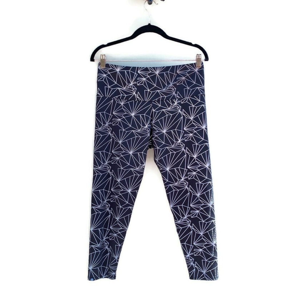 Onzie Flow Highrise Reflective Basic Leggings 3/4 Length Large